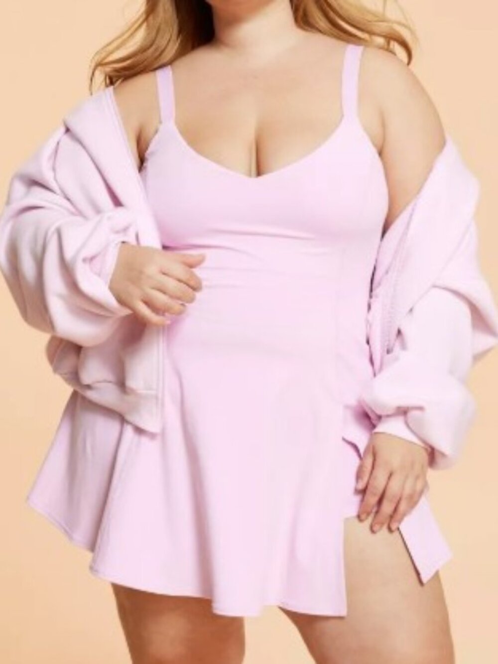 Blogilates Romance Run Dress, Size M, Pink